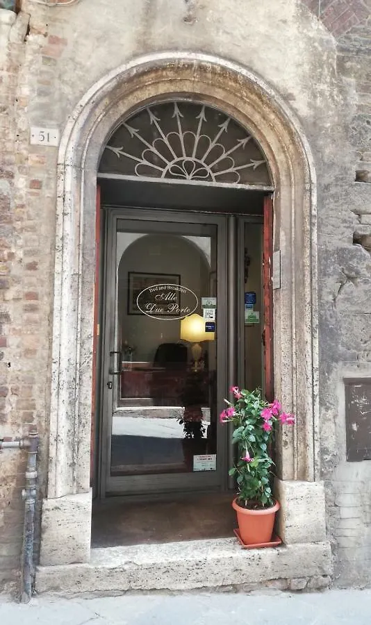 Bed & Breakfast B&B Alle Due Porte Siena